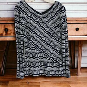 BCBG Maxazria Max Azria Hilary Top Size Large